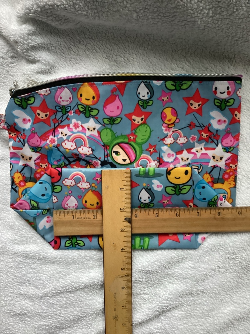 NWOT Tokidoki Print Nylon Pouch - Picture 8 of 8